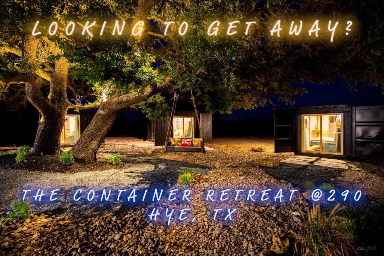 The Container Retreat @ 290 Wine Trail #1 Escape To Hye, Tx别墅 外观 照片